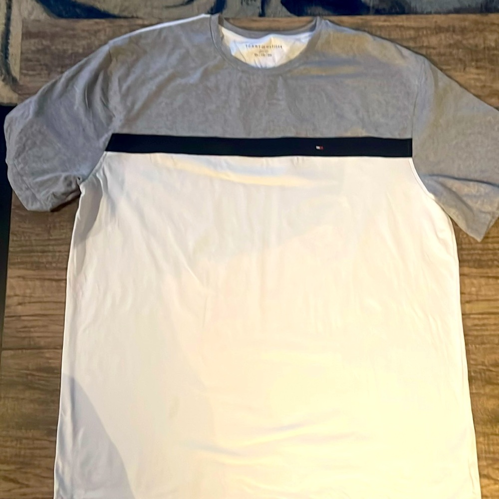 Tommy Hilfiger Men's Crew Neck Tee Shirt Big Flag LOGO XXXL